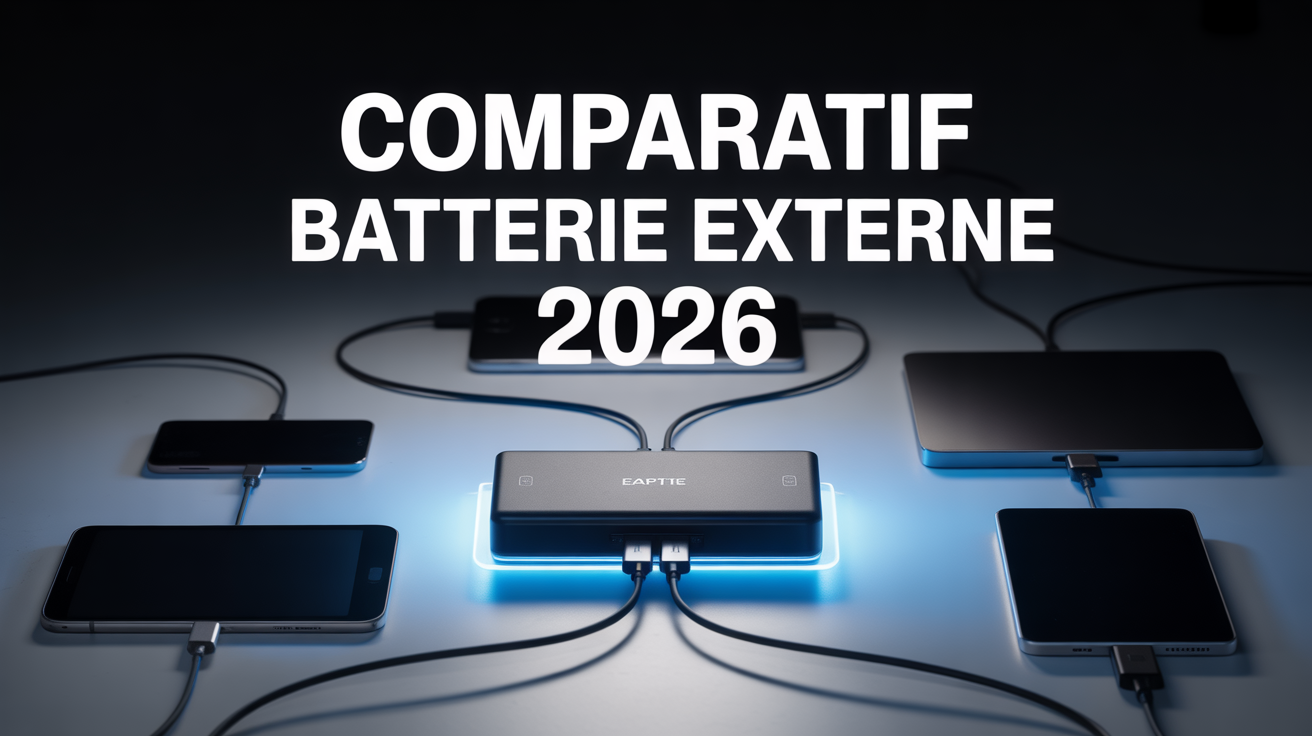batterie externe comparatif 2026 plusieurs appareils