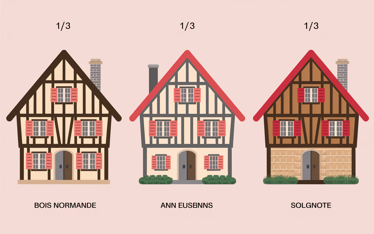 carte france colombage maison styles