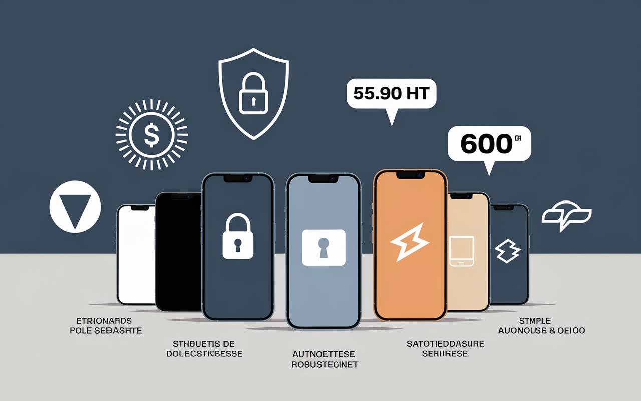 Sélection smartphones professionnel sécurité autonomie