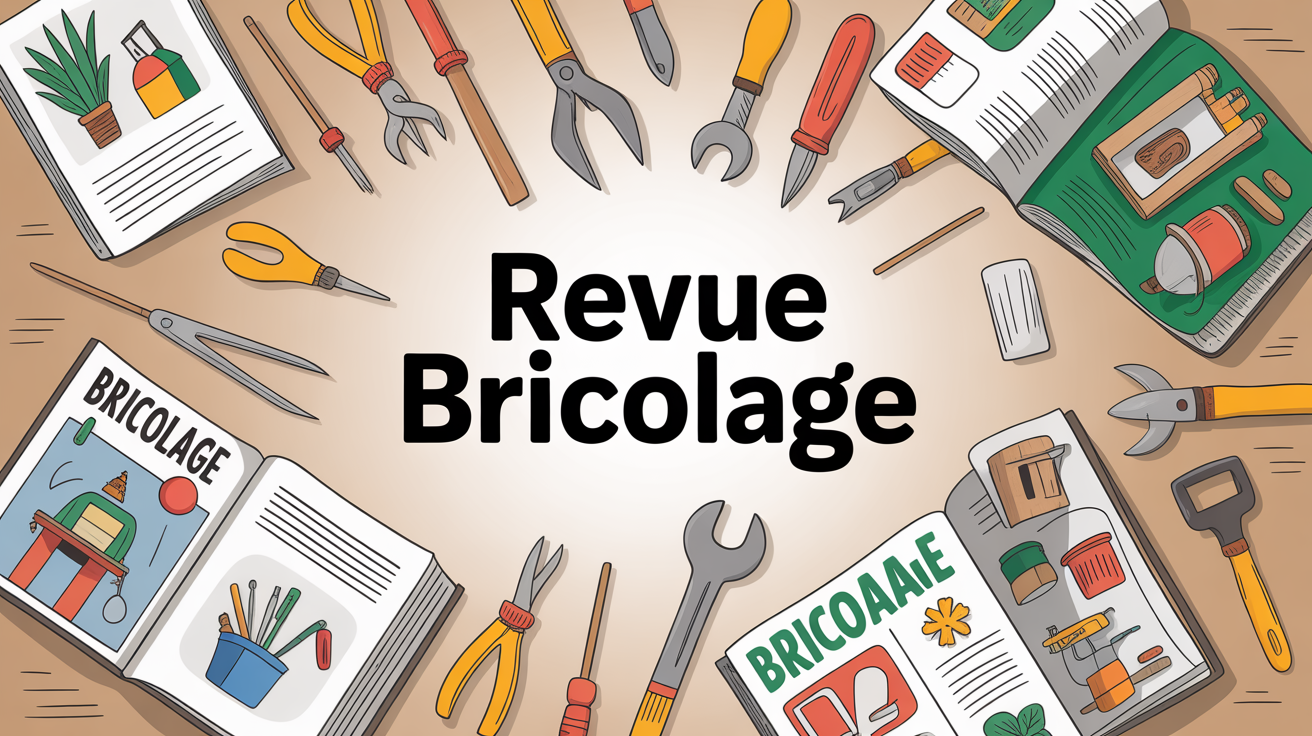magazine du bricoleur brico life avis sur une table avec outils