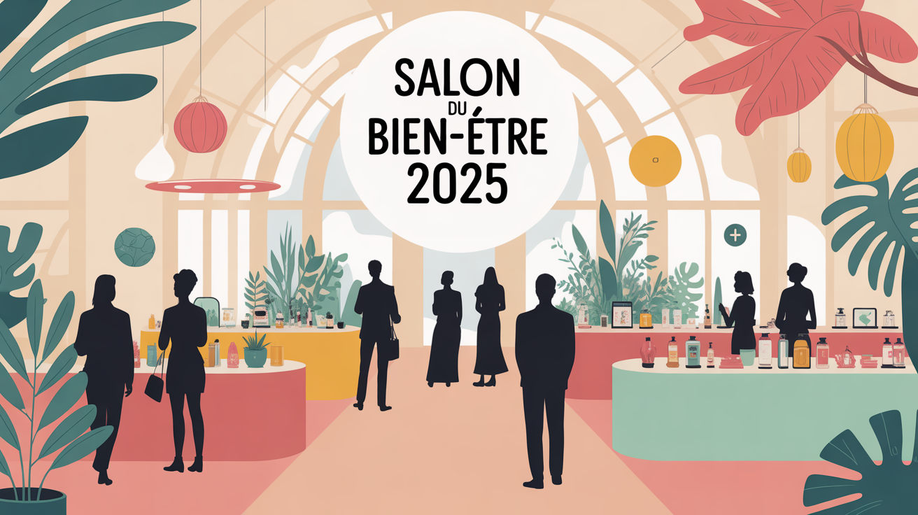 Salon du bien etre 2025, illustration moderne et accueillante