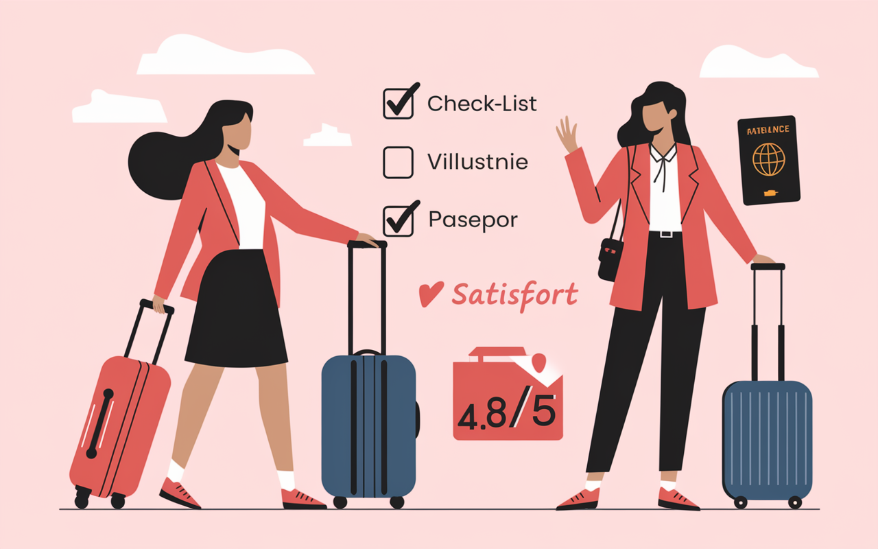 femme 50 ans check-list voyager seule illustration