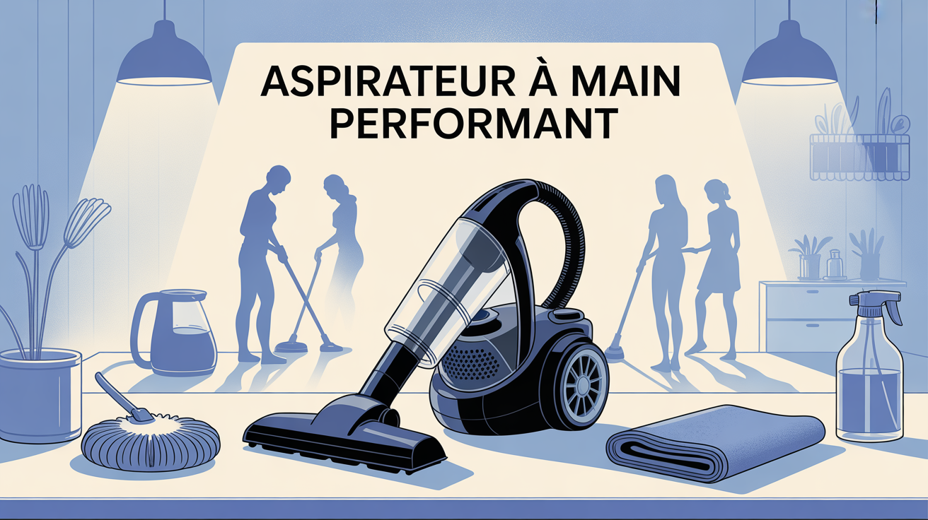 Comparatif aspirateur à main performant illustration