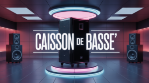 comparatif caisson de basse dans un salon high-tech