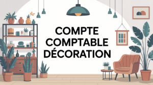 Illustration compte comptable decoration bureau magasin