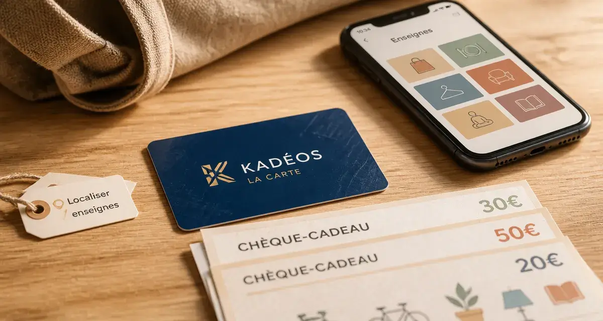 Kadéos Edenred liste magasin : carte cadeau et localisation des enseignes