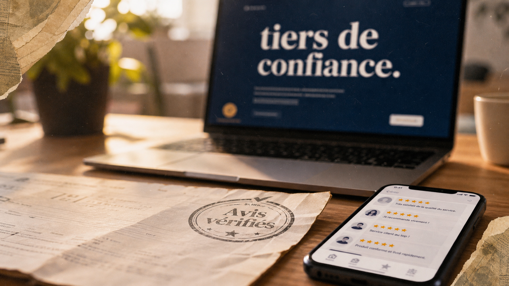 les-avis-clients.com : avis vérifiés sur smartphone et fiche confiance pour sécuriser les achats en ligne