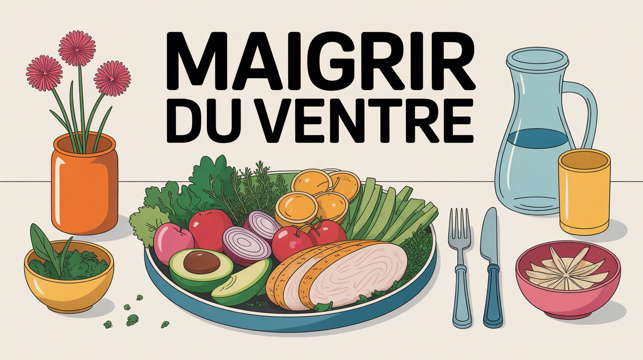 assiette legumes avocat poulet maigrir du ventre alimentation