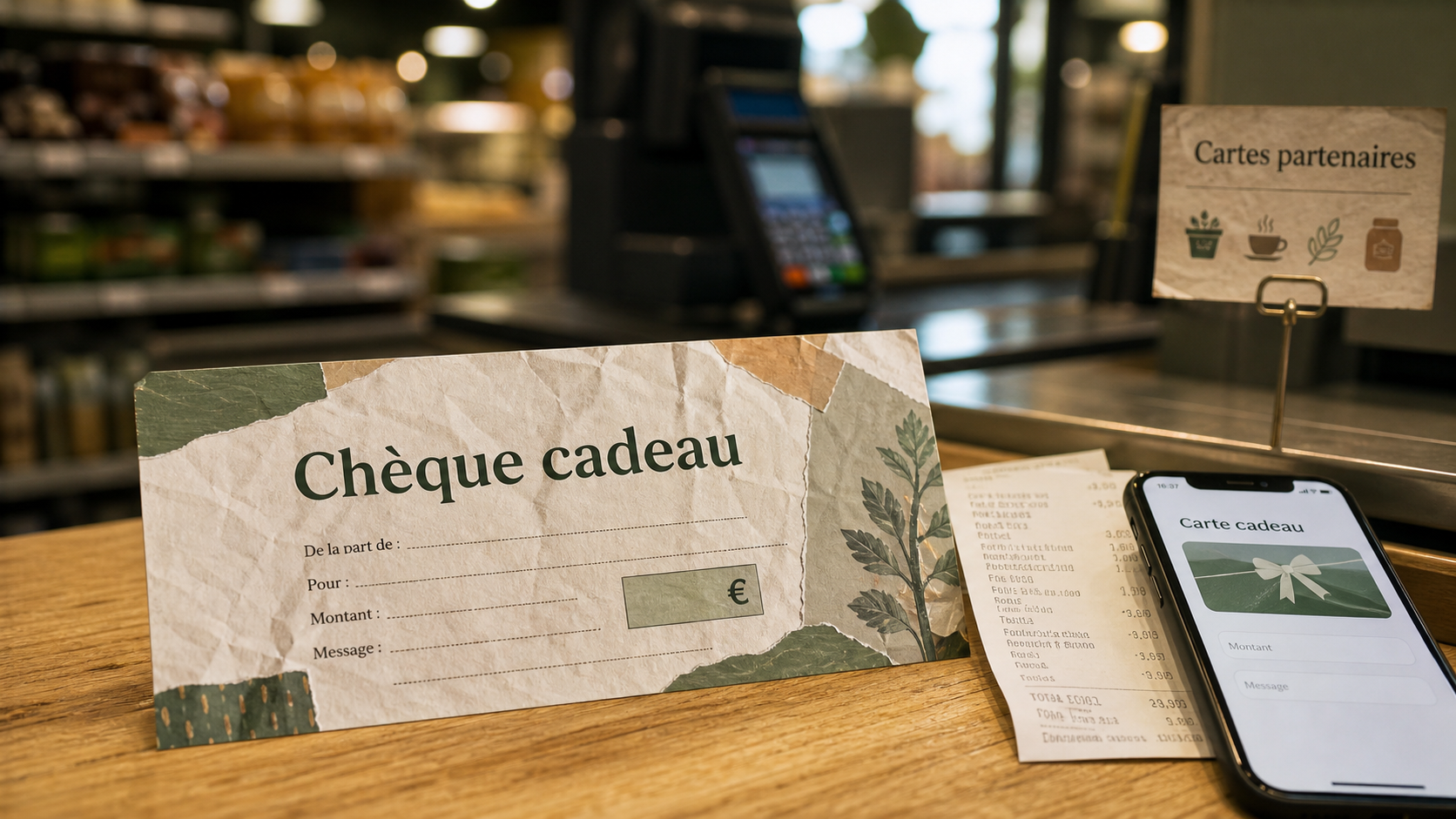 cadhoc amazon : chèque Cadhoc sur table, conversion sans perdre la valeur
