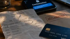 Contester un paiement par carte bancaire prélevé 2 fois : relevé bancaire et réclamation