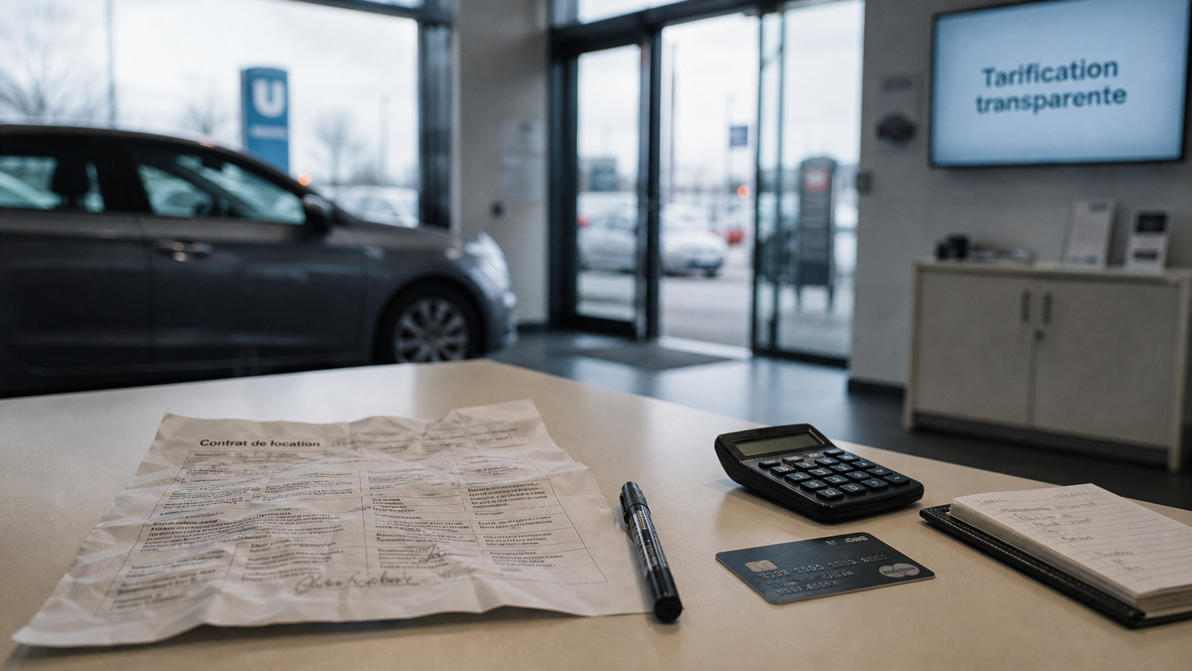 Location voiture Leclerc tarif : contrat, calculatrice et carte bancaire