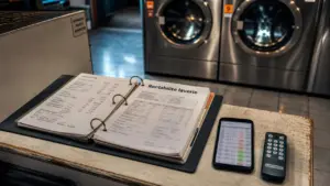 Rentabilité laverie : chiffres, charges et leviers