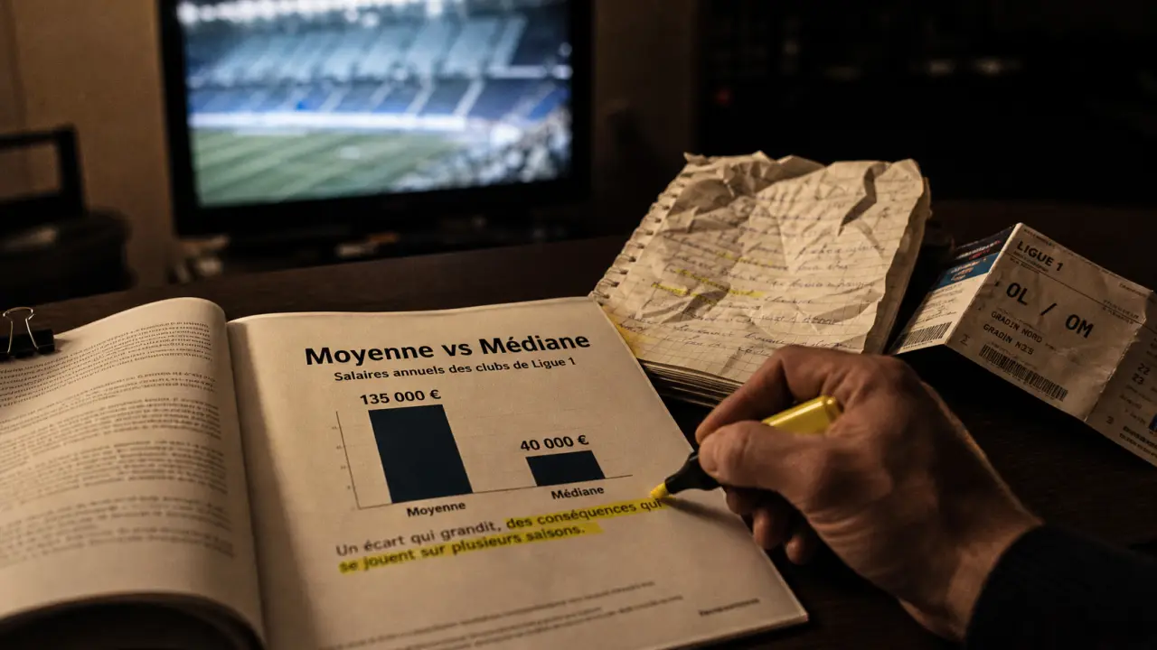 Salaire moyen ligue 1 : 135 000 € brut, médiane 40 000 €
