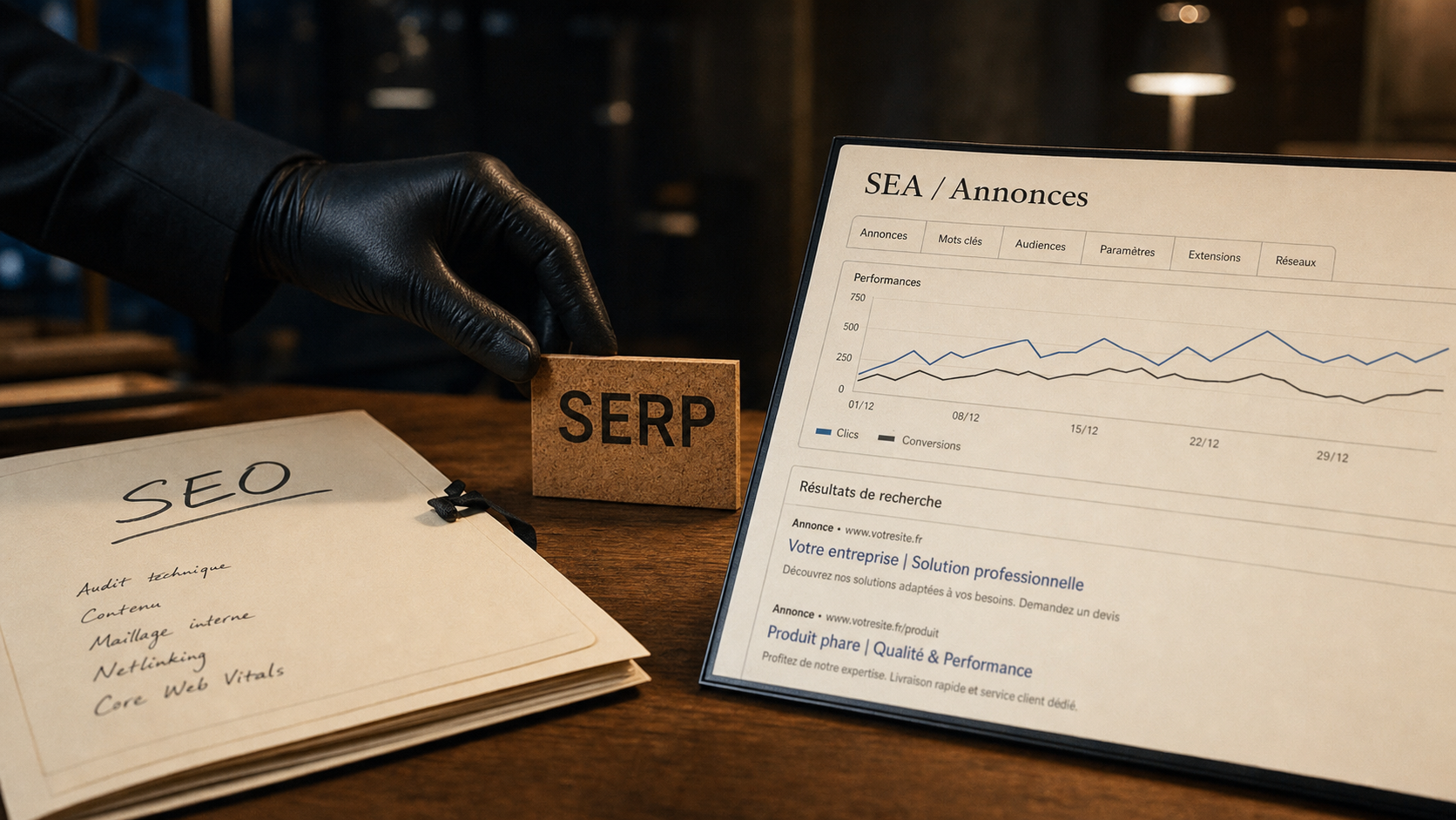 SEO vs SEA : résultats immédiats ou trafic durable (SERP, annonces)