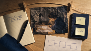 Storytelling exemple : carnet et photo pour captiver l’audience