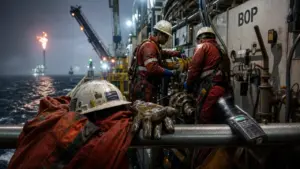 Travailler dans les plateformes petrolieres : sécurité et quarts sur une plateforme offshore