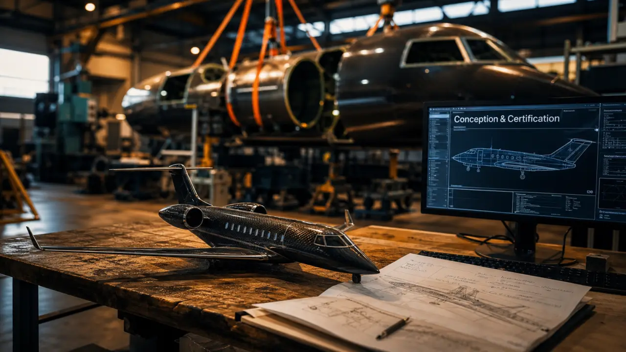 Constructeur aeronautique : comparaison civil, militaire et jets privés