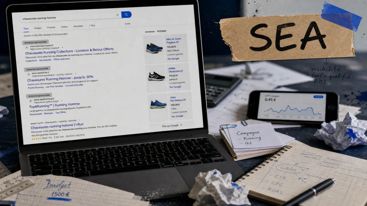 SEA définition : acheter de la visibilité sur les moteurs de recherche (sans confondre SEO et SEM)