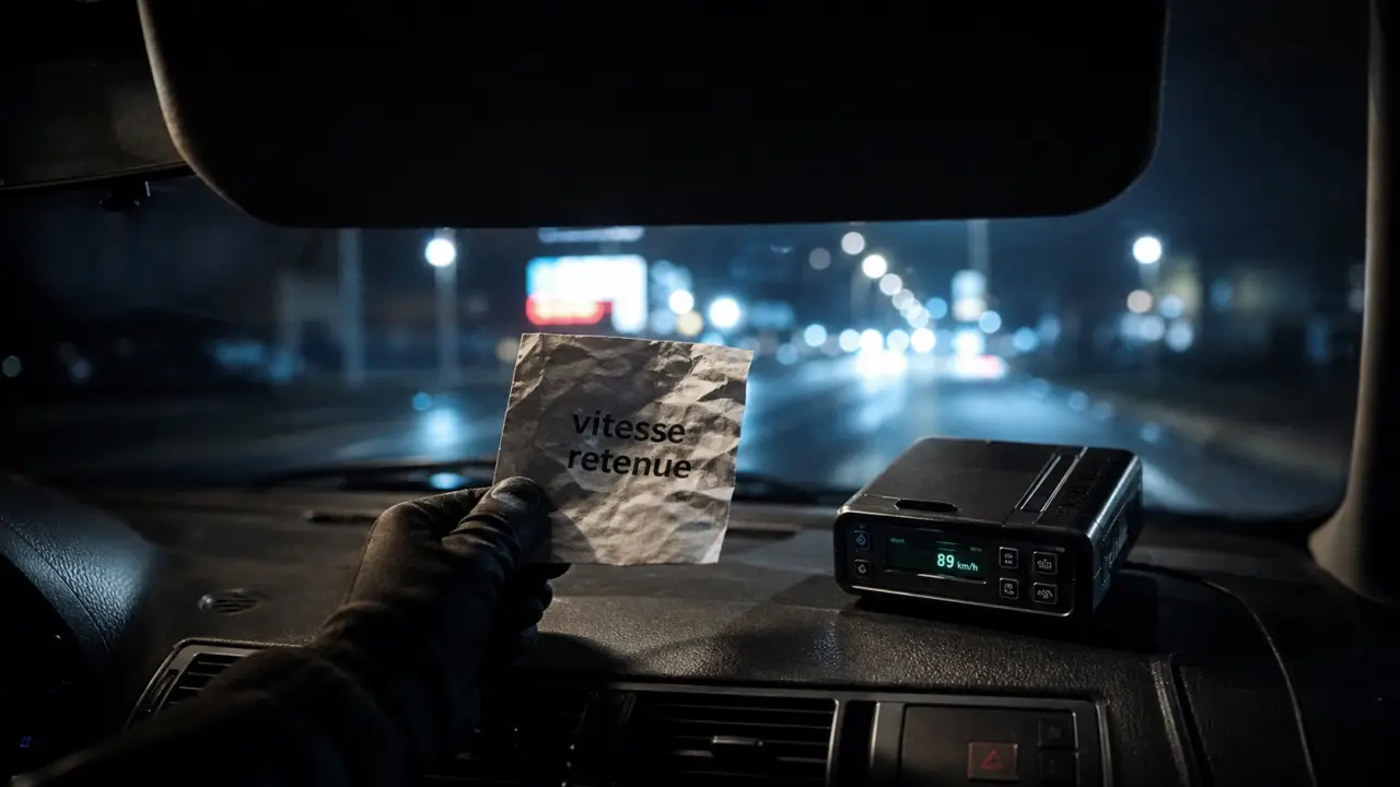 Tolérance radars mobiles : vitesse retenue en voiture