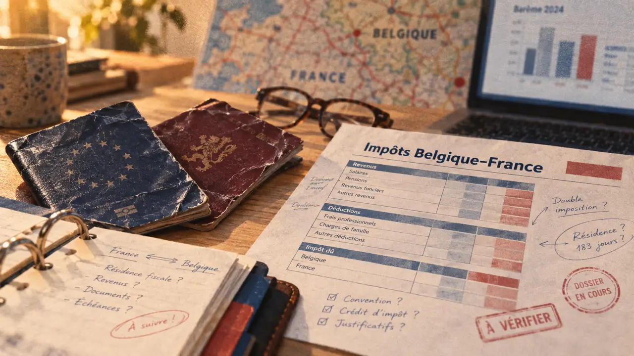 Impôts en belgique pour les français : résidence fiscale