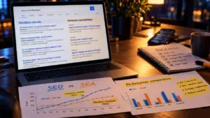 SEO SEA définition : coûts et délais