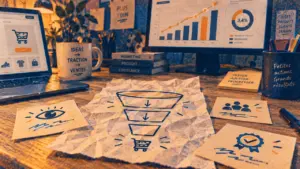 Tunnel de vente definition : schéma d’entonnoir et suivi des leads